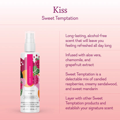 Kiss - Sweet Temptation
Refreshing Fragrance Mist