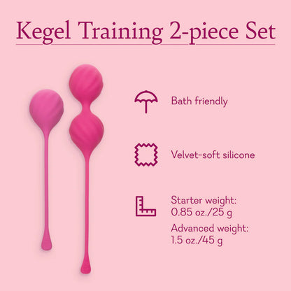 Kegel Training 2-Piece Set
Pelvic Fitness Exercisers