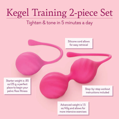 Kegel Training 2-Piece Set
Pelvic Fitness Exercisers