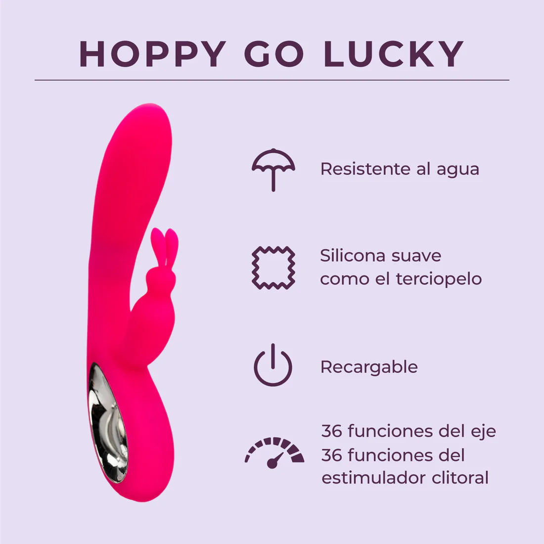 Hoppy Go Lucky
Dual-Action Rabbit Vibrator