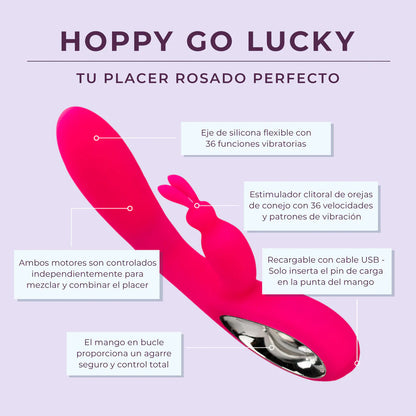 Hoppy Go Lucky
Dual-Action Rabbit Vibrator