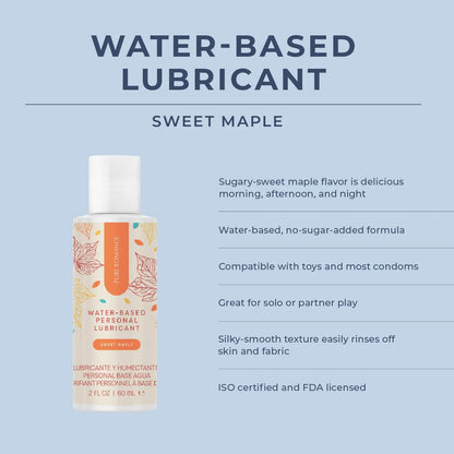 Water-Based Personal Lubricant - Sweet Maple
Flavored Personal Moisturizer